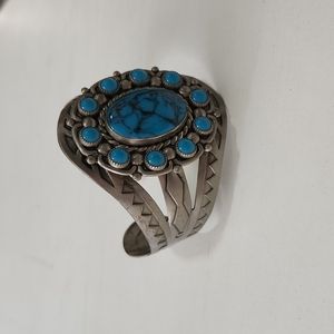 Vintage Turquoise Cuff